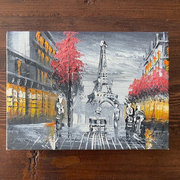 PARIS OIL PAINTING | 5 x 7” | PURCHASED IN EPCOT
